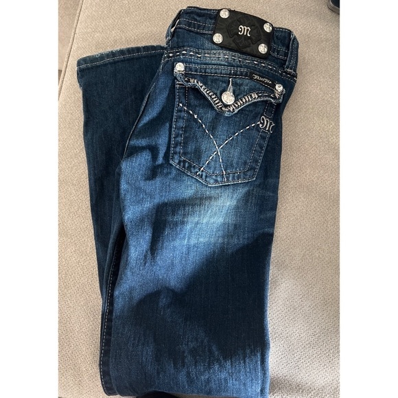 Miss Me Boot Cut Jeans - Size 28 - Picture 3 of 9